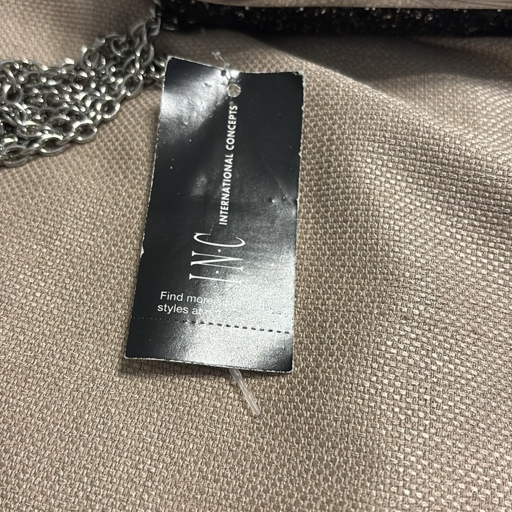 Inc International Concepts Bow Glitter Clutch - Picture 8 of 9